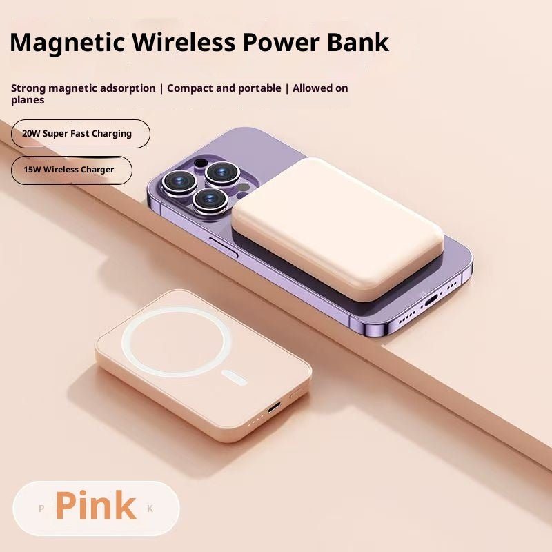 Bi-directional Fast Charging Magnetic Wireless Power Bank - Xdovia Store