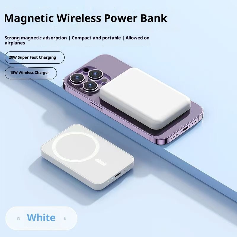 Bi-directional Fast Charging Magnetic Wireless Power Bank - Xdovia Store