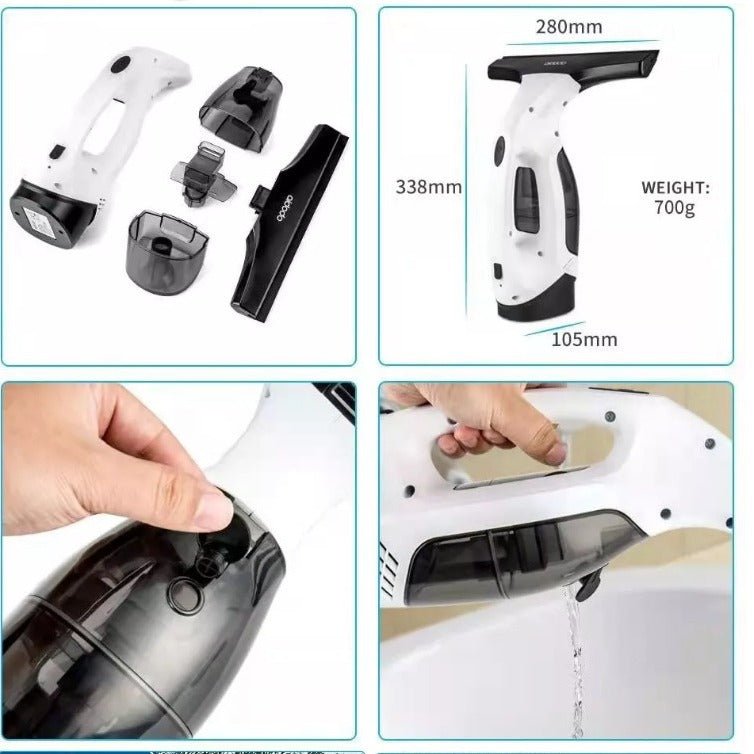 Cordless Electric Window Cleaner – 20W Rechargeable Glass & Surface Vacuum - Xdovia Store