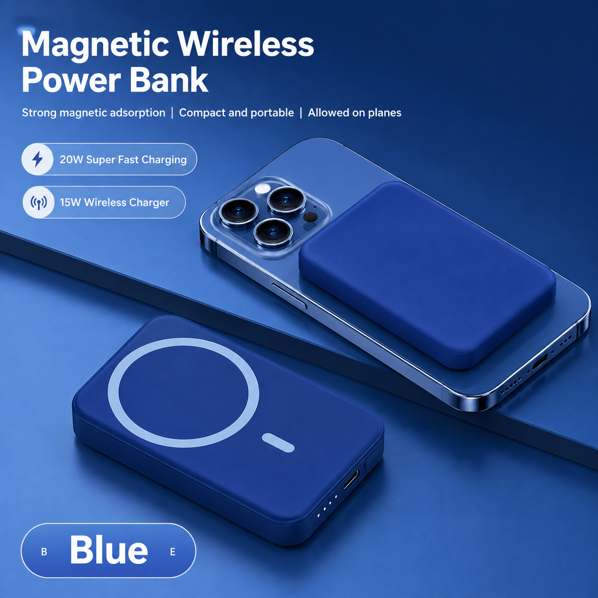 Magnetic Wireless Power Bank – Fast Charging - Xdovia Store