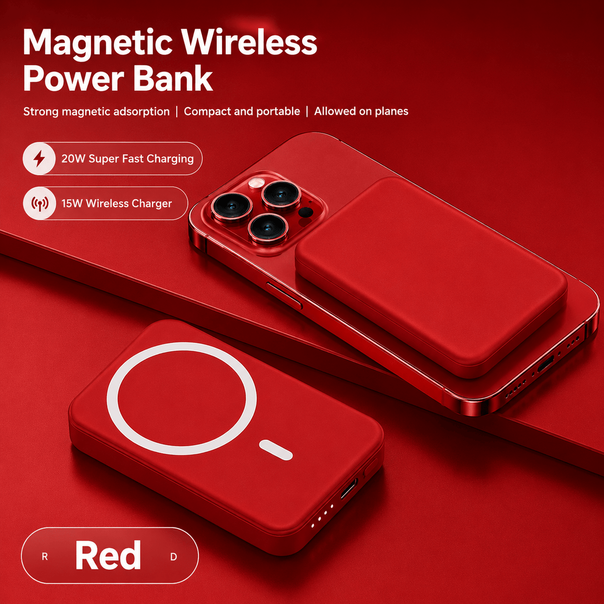 Magnetic Wireless Power Bank – Fast Charging - Xdovia Store