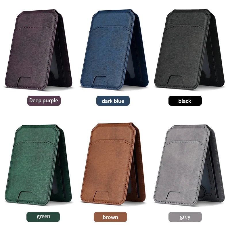 Magsafe Magnetic Leather Wallet Holder Case for all Iphone Card Holder Phone Bag Cover Accessories - Xdovia Store