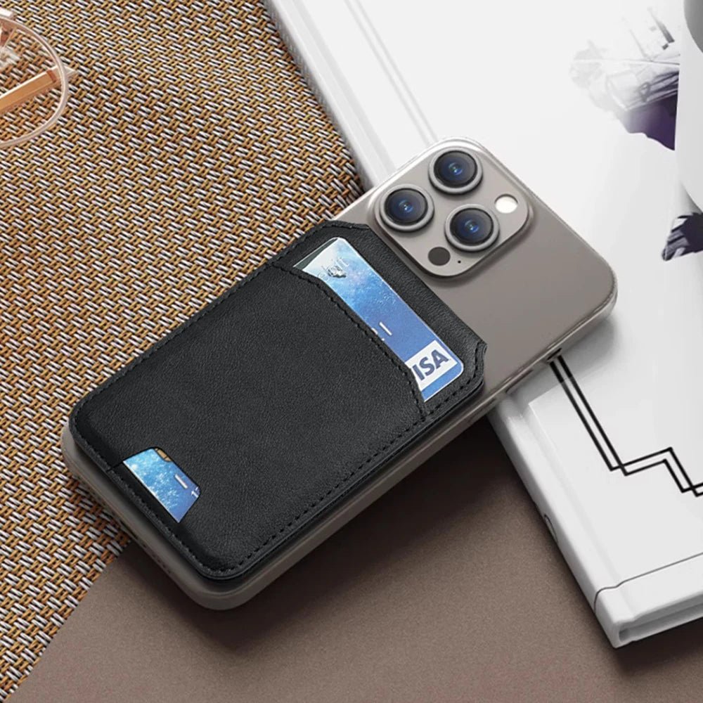 Magsafe Magnetic Leather Wallet Holder Case for all Iphone Card Holder Phone Bag Cover Accessories - Xdovia Store
