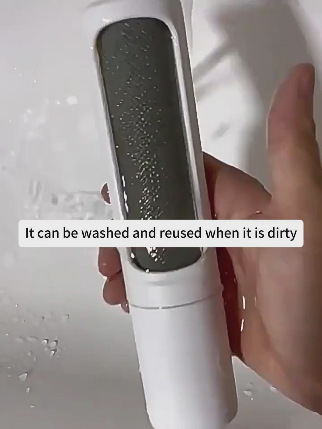 Reusable Pet Hair Remover – Washable Lint Roller for Clothes, Sofas & Furniture